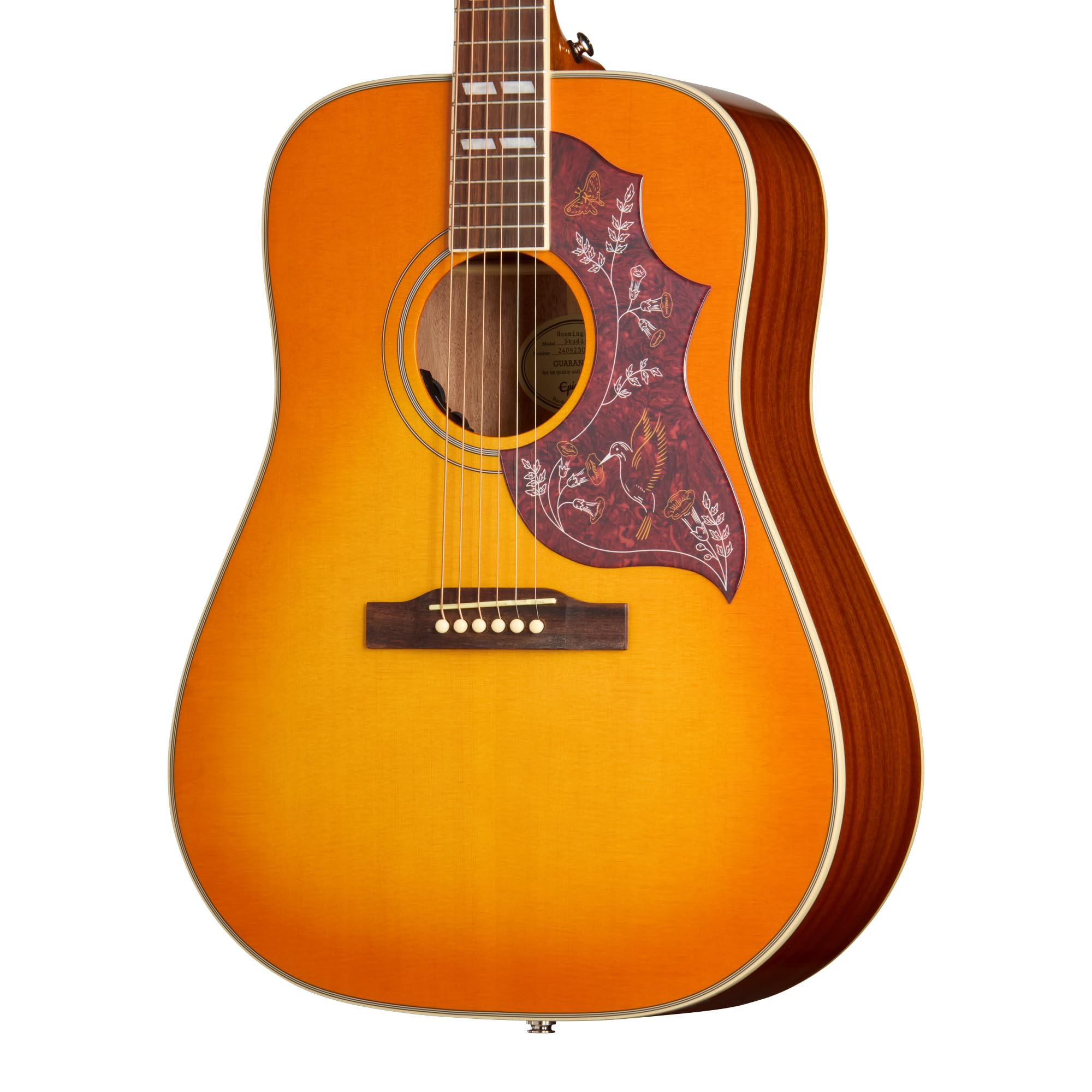 Amazon | Epiphone Hummingbird Studio Heritage Cherry Sunburst